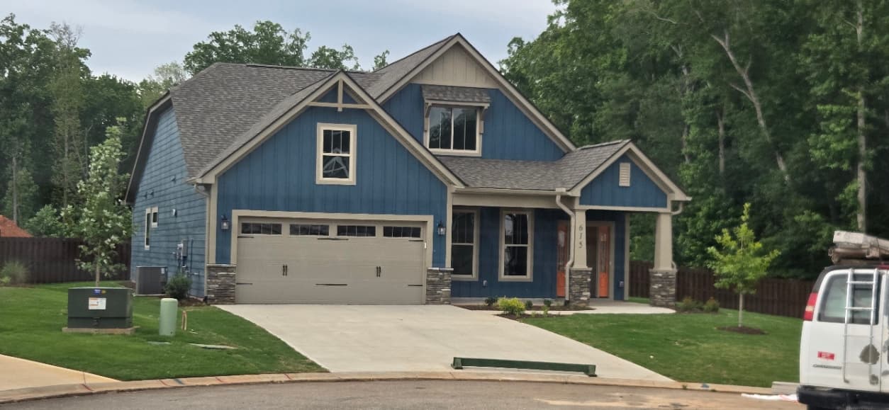 Exterior House Blue