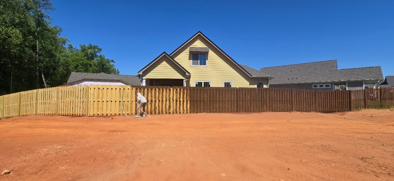 Fence Staining